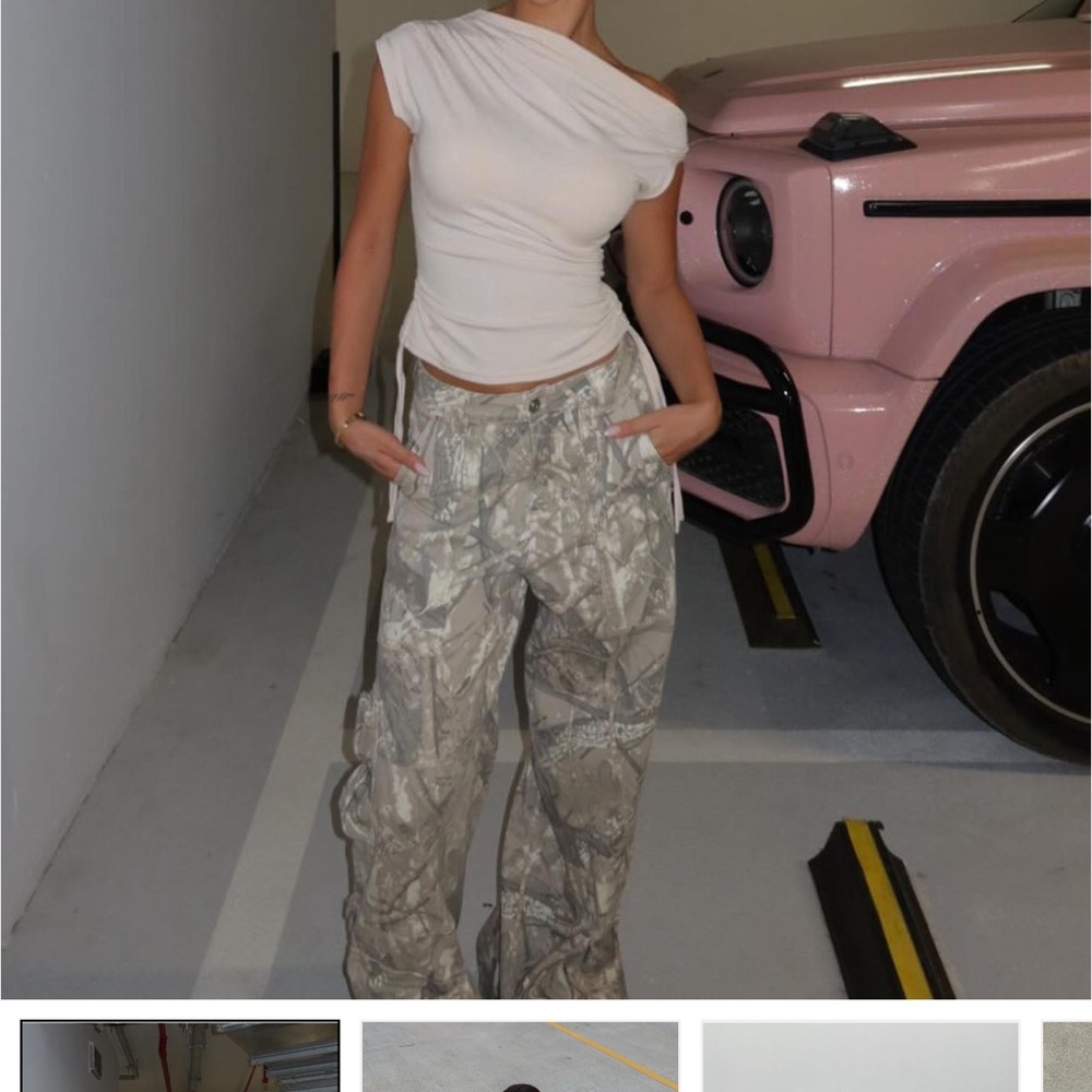Fashion nova camouflage cargo pants